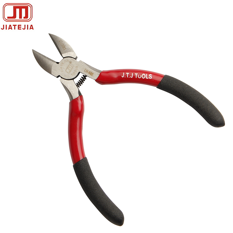 5''/125mm Diagonal Pliers Cutting Pliers Plastic Handle Crimping Tool