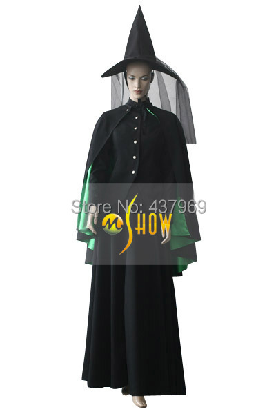 Hot Anime Bad Witch Cosplay Costumes Women Role-playing Party Holloween Costumes Clothing Suits Free Ship Custom Made