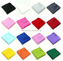 B0120 Mens Solid Color Plaids Checks Grid Wedding Hanky Pocket Square Handkerchief