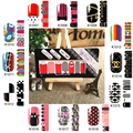 Colorful Paint Art Nail Sticker 12 Model 14pcs set Decals Summer style makeup polish gel beauty