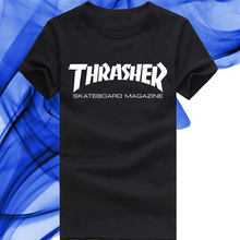 2014 New Summer Brand Thrasher T-shirt Skateboard Sport Hiphop Streetwear T Shirt Tshirt For Mens Clothing With Short Sleeve