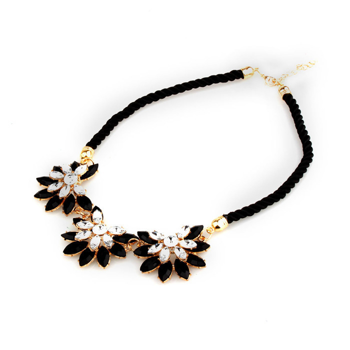 Fashion-Jewelry-Vintage-Crystal-Pendant-Chain-Choker-Chunky-Queen ...