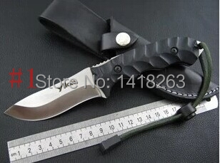 High Quality 58HRC 440 high hardness G10 straight  Fruit knife outdoor camping survival knife  Hunting knives