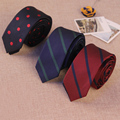 2016 New Brand Business Wedding Grooms Paisley Striped Anchor Necktie for Suit Shirt 5 cm Skinny