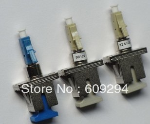 Free Shipping Good Quality  5 pieces/lot   LC male to SC female  Fiber Optical Adapter Simplex Fiber