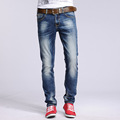 2016 Hot Sale Straight Pants Solid Slim Retro Men Designer Jeans Denim Trousers Biker Jeans Homme