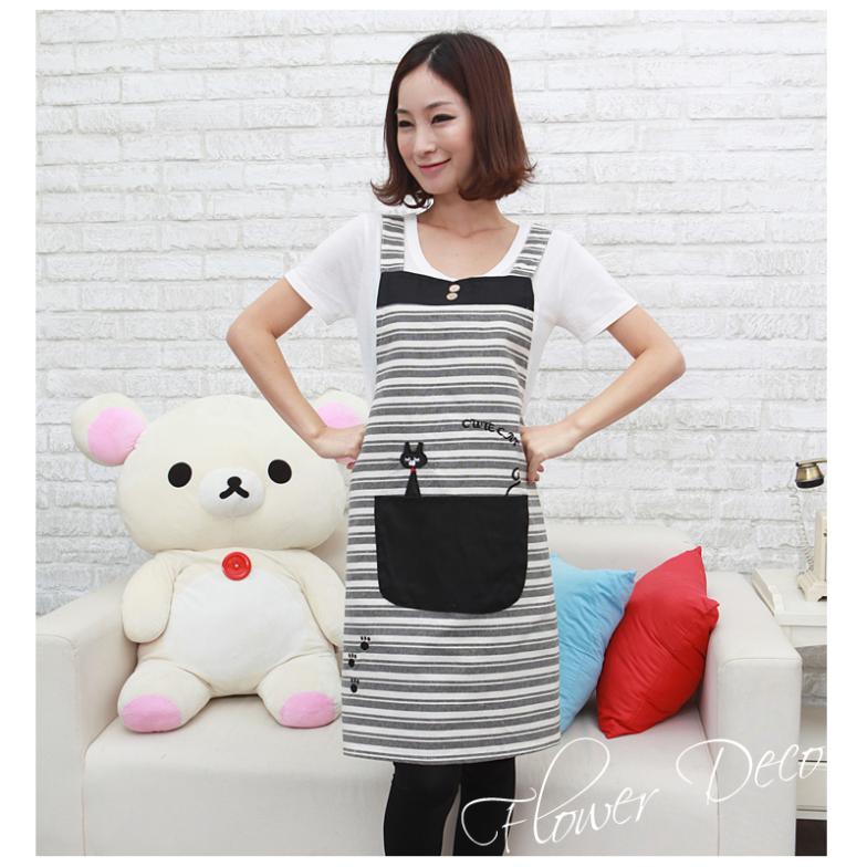 2014 HOT SALE cute aprons for men and women work kitchen stylish pinafore apron