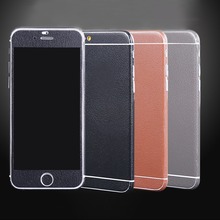 I3C#Luxury FULL Body Wrap Sticker &Leather Protector Hard Back COVER Film sticker for Apple iphone 5 5s 2015