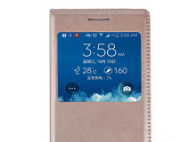 Slim Bag Smart View Auto Sleep Wake Shell Original Flip Cover Leather Case For Samsung Galaxy