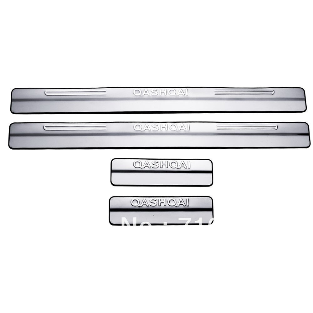 Nissan qashqai door sill plates stainless steel #4