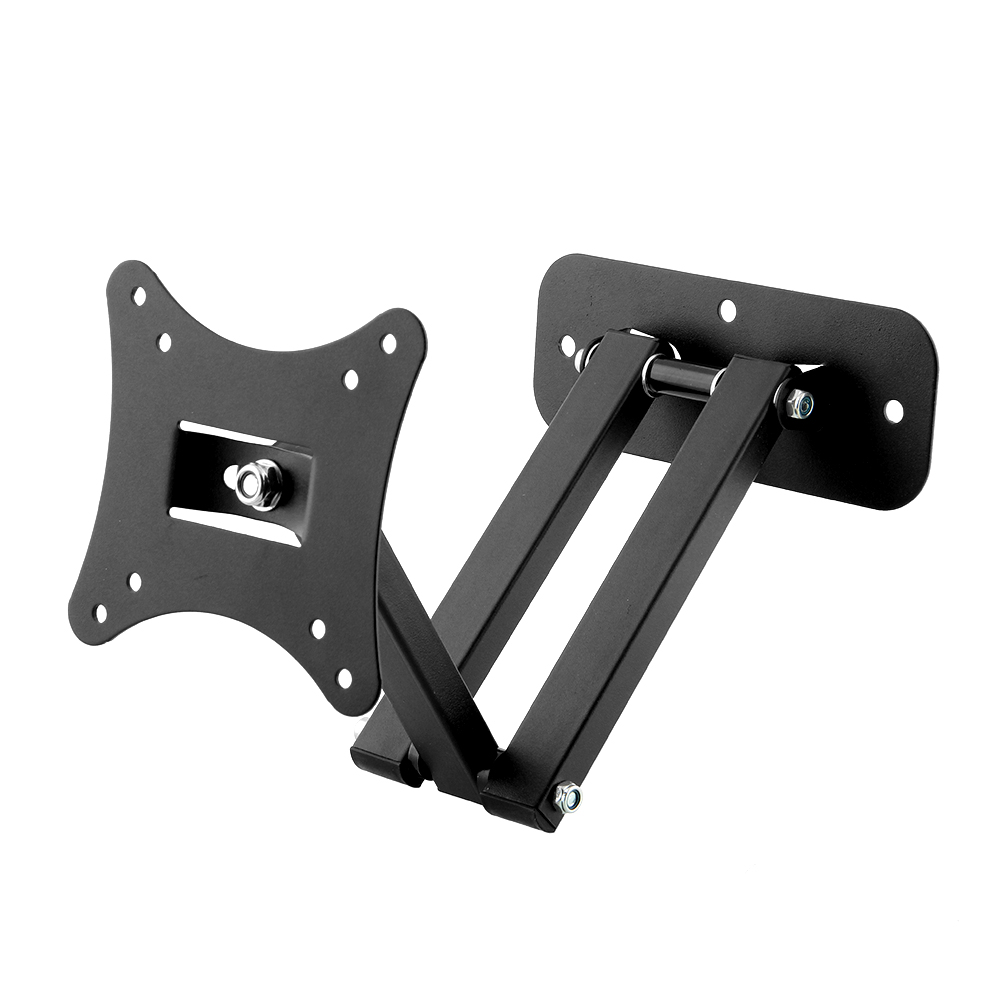 black Articulating Adjustable Swivel LED LCD TV Wall Mount Brackets 10