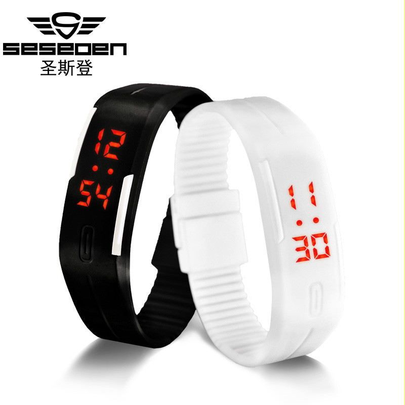 Seseden Touch Screen LED Bracelet Digital Watches For Men Ladies Child Clock Womens or Wrist Watch