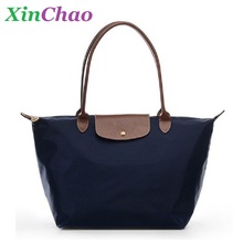 2016 Women Brand Handbags Tote Top-handle Bags Female Nylon Dumplings Candy Color Solid Shoulder Bag Sac A Main Femme De Marque