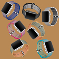 2016 Rainbow colors Woven Nylon Watch Band Fabric Wrist Strap For Apple Watch 42mm men WatchBands
