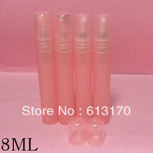 8ml perfume sub-bottling plastic bottle spray bottle perfume spray bottle pink free shipping ykfen