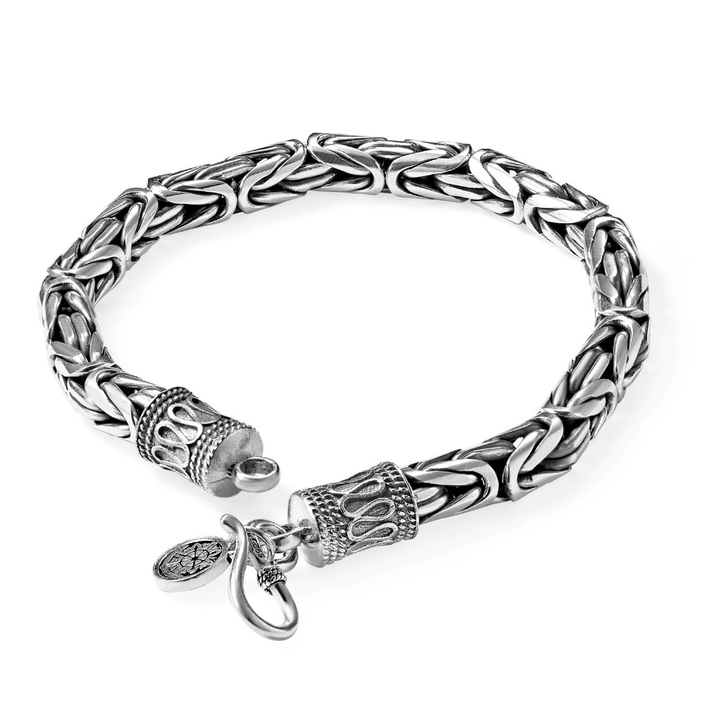 Vintage-Men-s-925-Sterling-Silver-Chain-Bracelets-for-Men-s-Jewelry-In ...