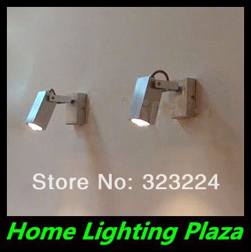 Special offer free shipping, minimalist modern bedroom, living room lights, LED creative wall / aluminum spotlights - Silver