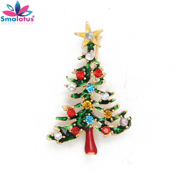 christmas tree brooch pins wedding collar clip scarf christmas tree brooch pins wedding collar clip scarf