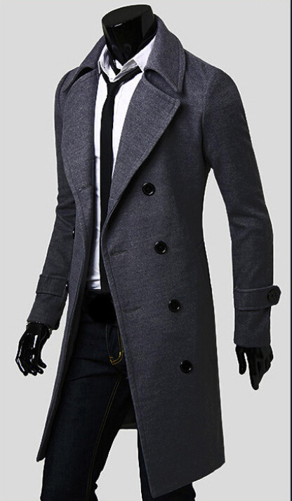 casaco comprido masculino