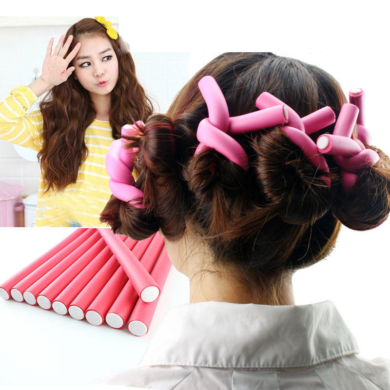 5pcs Soft Foam Curler For Hair Bendy Twist Curler Makers Curling