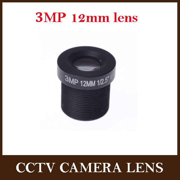 CCTV lens 12mm 3 0megapixel HD IR for HD cameras M12 0 5 MTV Mount F1
