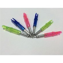 6PCS lot 3colors Lighted Nock for Compound Bow LED Lighted Arrow Nock ID 6 2mm Archery