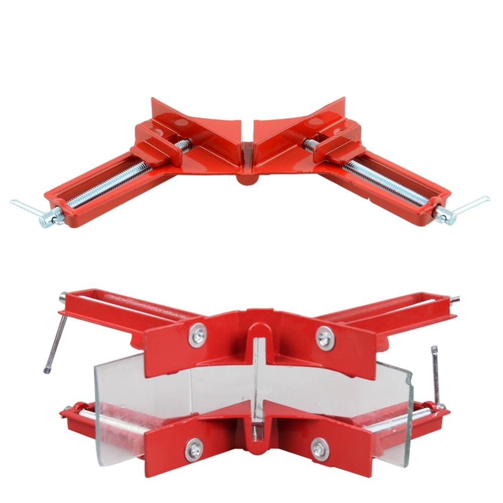 90 Degree Right Angle Clip Picture Frame Corner Clamp Woodworking Hand 