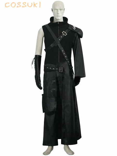 Final Fantasy VII 7 Advent Children Cloud Strife Uniform Cosplay Costume ,Perfect Custom for You !