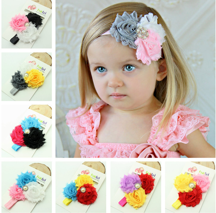 2015 baby headband shabby chic flowers pearl rhinestone multicolour chiffon shabby flower headband pearl 2015 baby headband shabby chic flowers pearl rhinestone multicolour chiffon shabby flower headband pearl