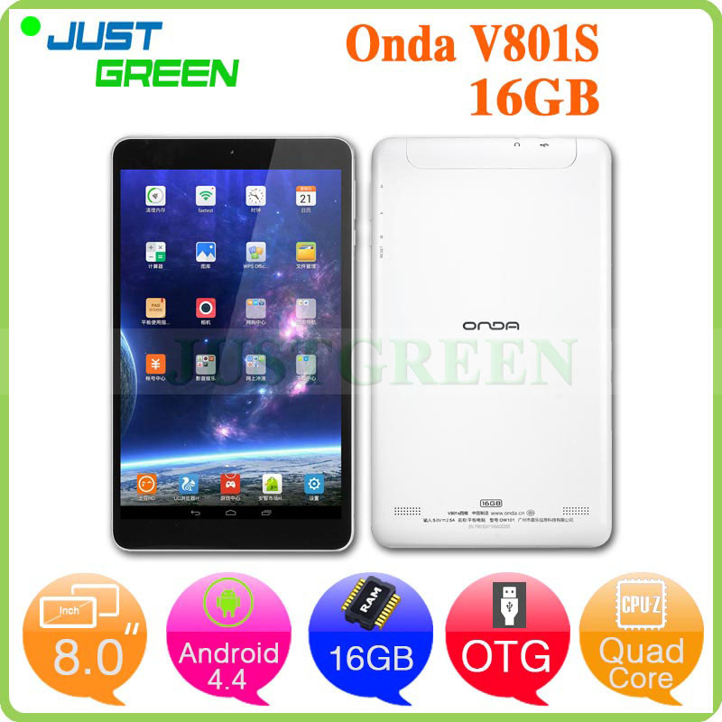 China Brand Cheap Quad Core Android Tablet PC 8 inch IPS Screen Onda V801S Allwinner A33