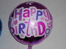 18 ” feliz cumpleaños helio globos Foil decoraciones Kids Birthday Party globos Baby Shower