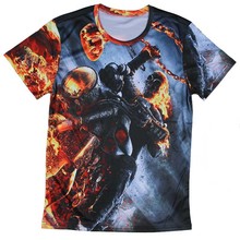 Popular Sports Joker Hawaii style Men T shirt New Style Animal 3D Round Neck tshirts Cheap