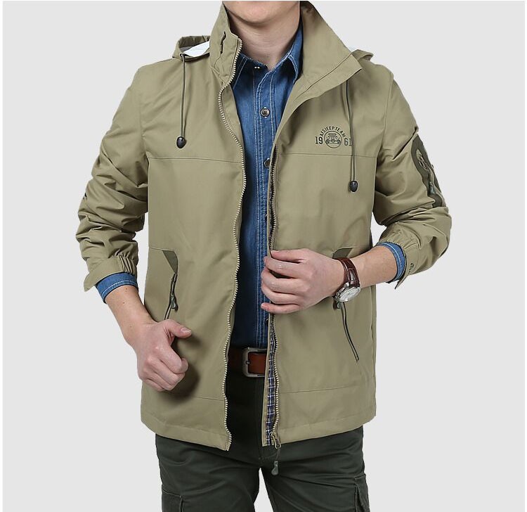 2015 Autumn Breathable Waterproof Mens Jackets Coats AFS JEEP Brand Military Outdoor Jacket Hooded Plus Size 3xl Casual Fit Coat (7)