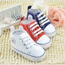 100pairs/lot Lace-up Classic Sports Sneakers for Baby