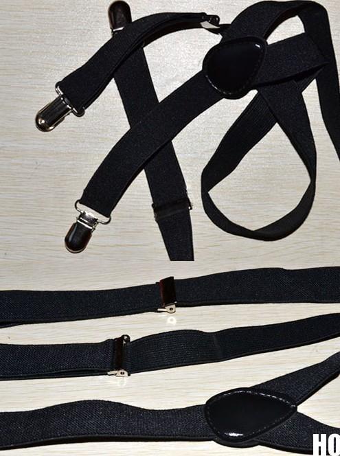 New 2015 Children Kids Boy Girls Clip on Suspenders Elastic Adjustable Braces