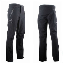 2015 Fleece Outdoor soft shell Hiking Pants Men Softshell Camping Climbing Sportwear Long Trousers Windproof Waterproof