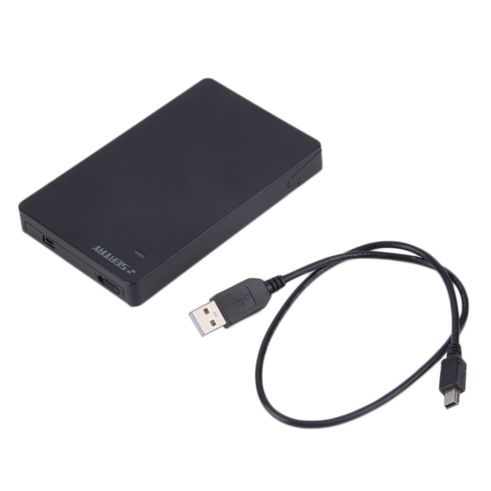 Tool-Free USB 3.0 SATA HDD SSD Enclosure HDD External 2.5'' Case Mobile Box For 2.5 inch SATA HDD SSD Drive Black
