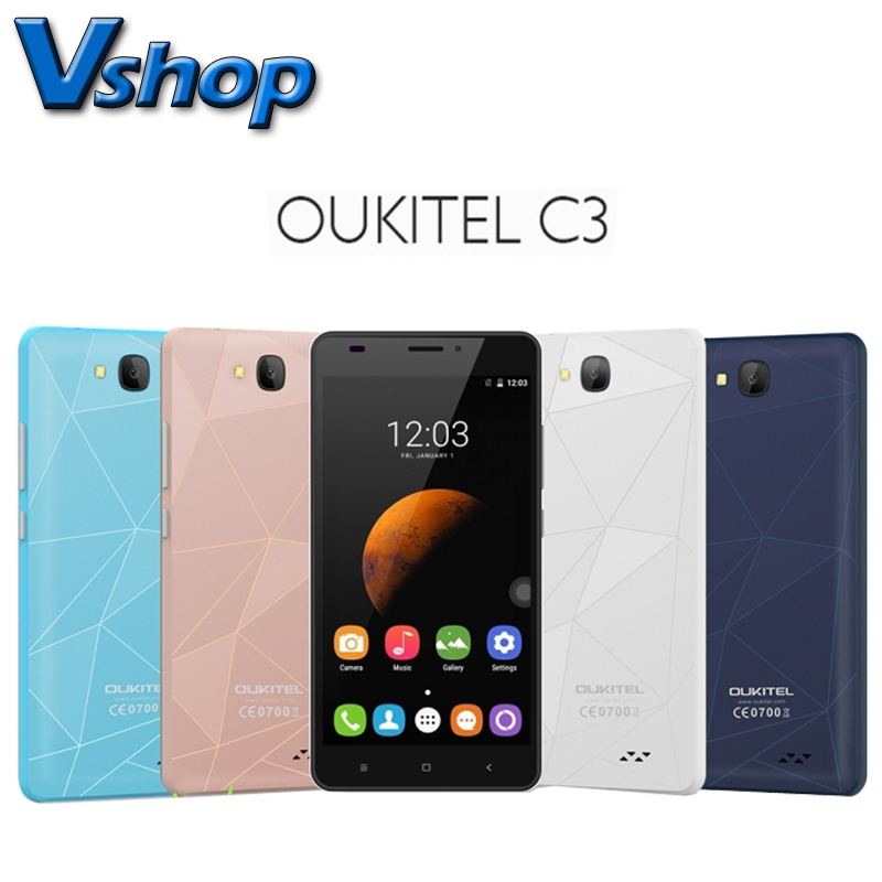 Presale OUKITEL C3 Android 6 0 3G WCDMA Smartphone 5 0 inch RAM 1GB ROM 8GB