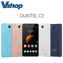 OUKITEL C3 Android 6.0 Original Smartphone 5.0 inch RAM 1GB ROM 8GB Dual SIM 3G WCDMA MTK6580 Quad Core 1.3GHz Phone GPS WIFI