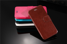 Luxury Vintage PU Leather Case for Fly iq4403 Retro Smartphone Case Stander Card Slot Magnetic Cove