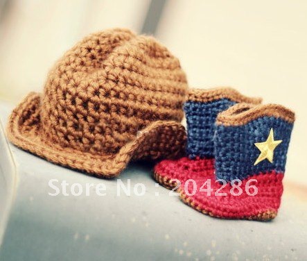 Baby Boy Crochet Boots