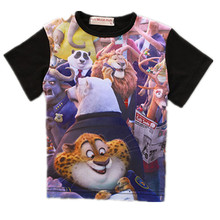 2016 kids clothes zootopiaS children t shirts judy baby girls clothes summer boys clothes cotton girls