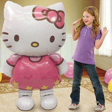 Oversize balloons Hello kitty Minion inflatable air foil balloons cartoon birthday decoration wedding party balloon classic toy