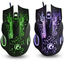 Hot Sale Estone X9 5000DPI LED Optical USB Wired Gaming Mouse Gamer Computer PC Laptop Professional Game Mice batter than X5 X7