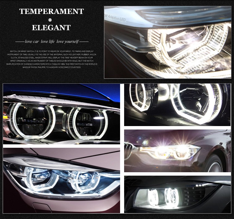 Newest crystal angel eyes halo rings for BMW E92 coupe 07-10 led smd angel eyes