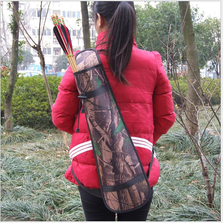 Three Point Waterproof Bundled Quiver Camouflage Bionic Camo Bow Bag Pouch Arrow Archery Supplies Hunting Messenger