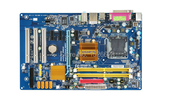 100% original Desktop Boards Gigabyte GA-P31-ES3G DDR2 All solid capacitors LGA775 Gigabit Ethernet motherboard free shipping