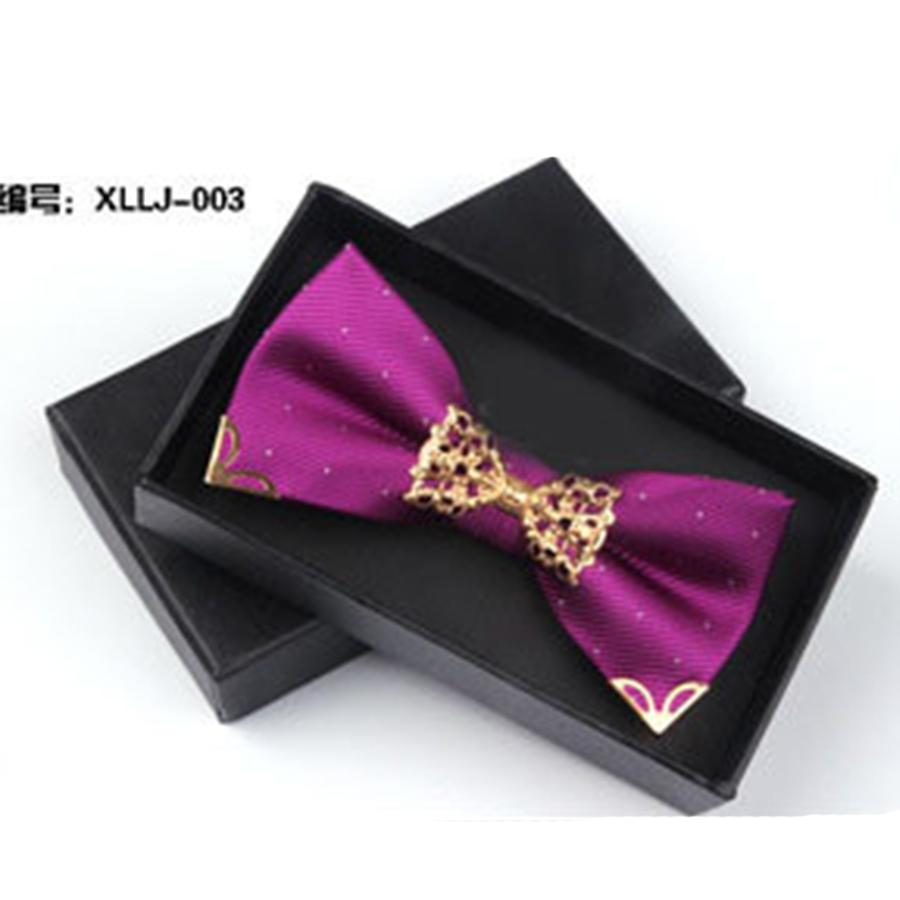 high quality bow cravat bowknot Bow tie Fashion male bow ties men married groom color block