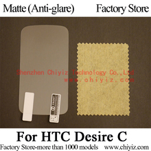Matte Anti-glare Screen Protector Guard Cover protective Film Shield For HTC Desire C NFC A320e