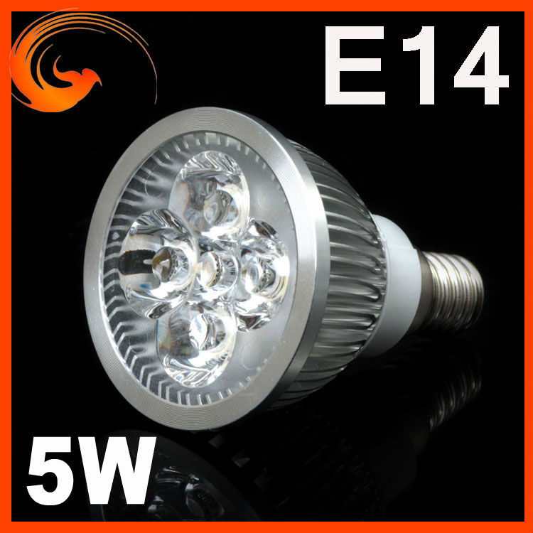5PCS 5W  E14  AC85~265V White/Warm white LED Bulb Light Spot Light LED Light Lamp Epistar LED tube Super bright indoor